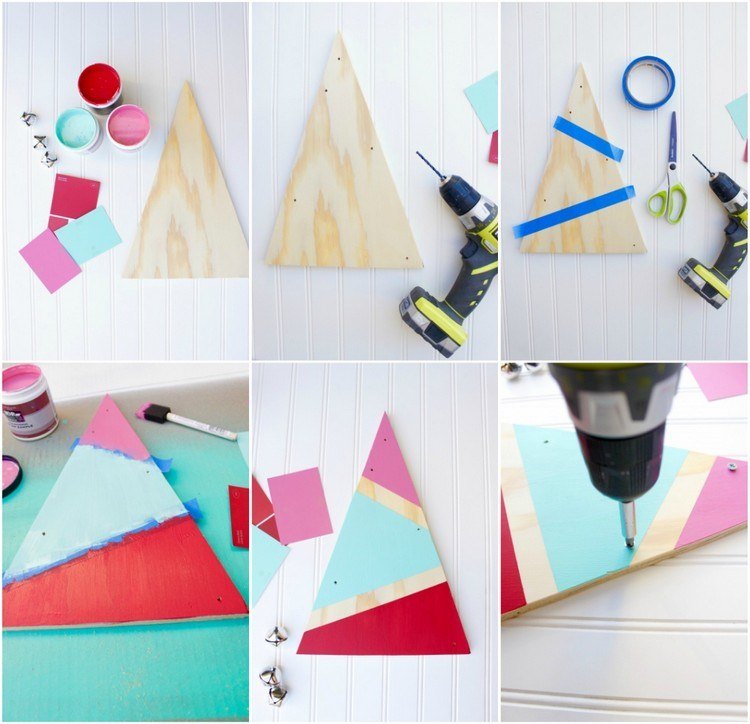 drevené jedle ručné práce zavesiť poukážky