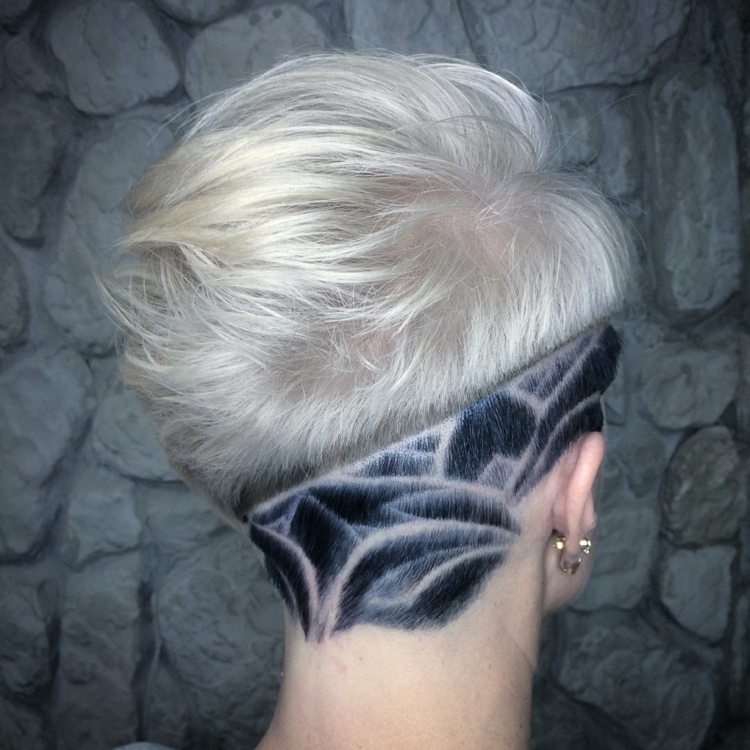 dámske účesy šablóny tetovanie farba vlasov