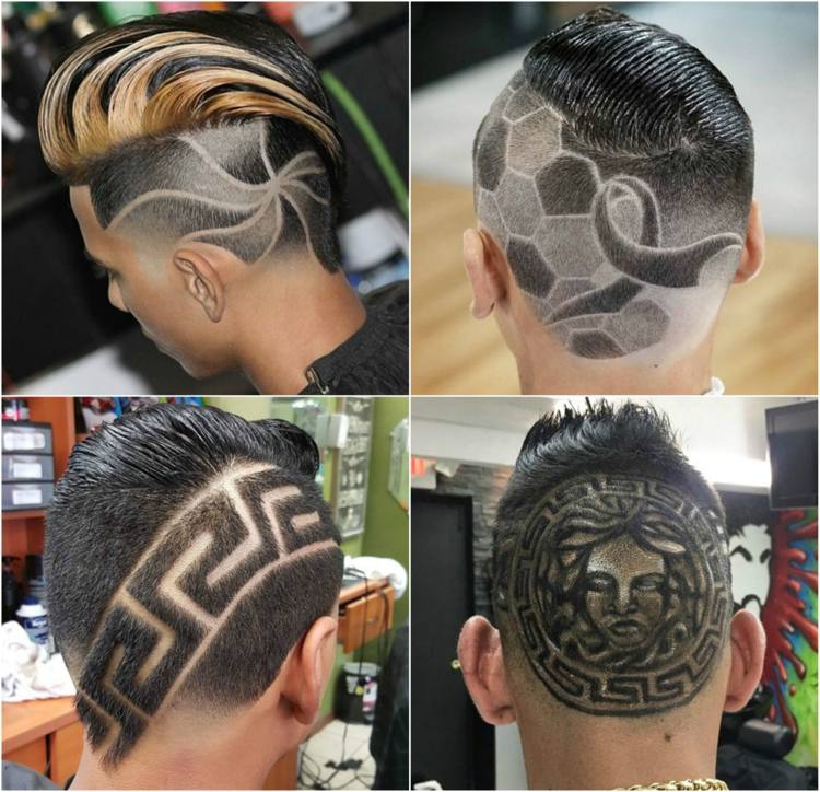 vzor oholenými futbalovými líniami prepracovaný vzor