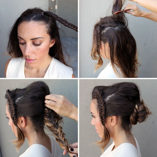 updo bočné pokyny hlavy updo-with-cop-side-head-instructions