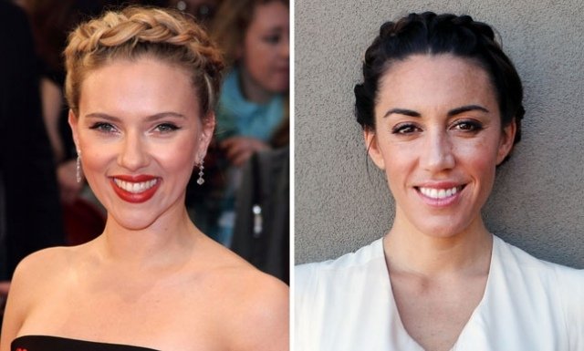 sedliacky veniec inšpirovaný Scarlett Johansson farmársky veniec-vrkoč-vrkoč-scarlett-johansson-inšpirované