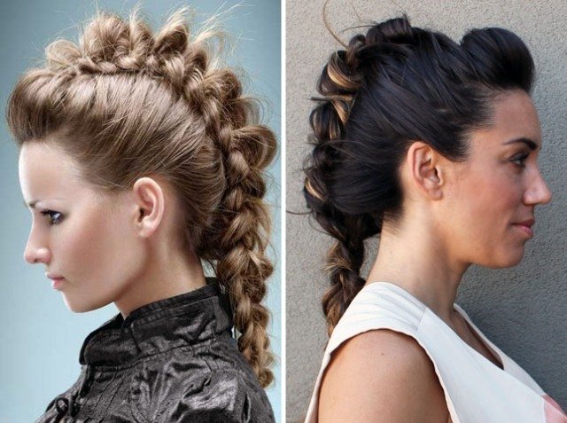 Inštruktážny návod k účesu s copom z fauxhawk Inšpirácia sprievodcom účesu z účesu z copu