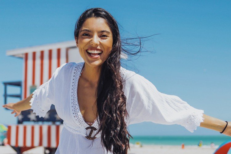 Na vzduchu suché vlasy Beach Waves Tipy na starostlivosť o vlasy proti krepovateniu