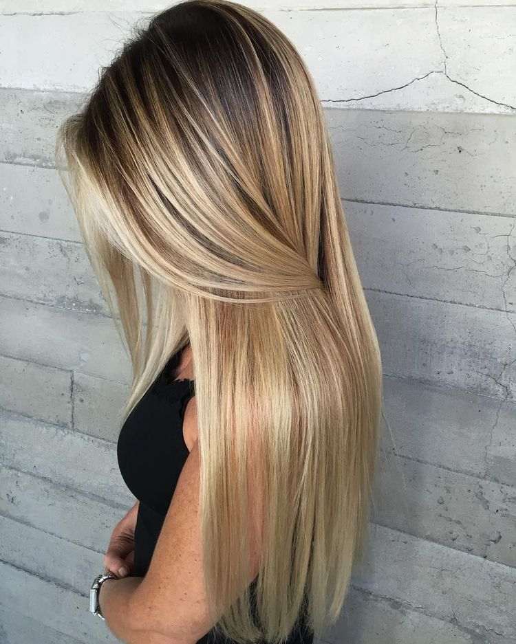 Trendy farby vlasov Bronde Hair 2020 Ženy Blone Hair Balayage