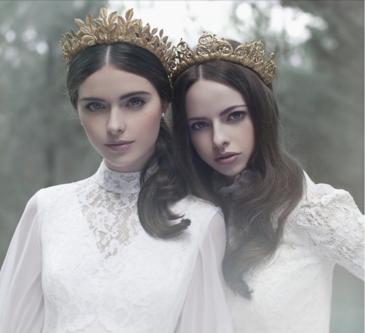 Doplnky do vlasov na svadbu-vlasové doplnky-čelenky-zlaté-kráľovské-filigránové listy