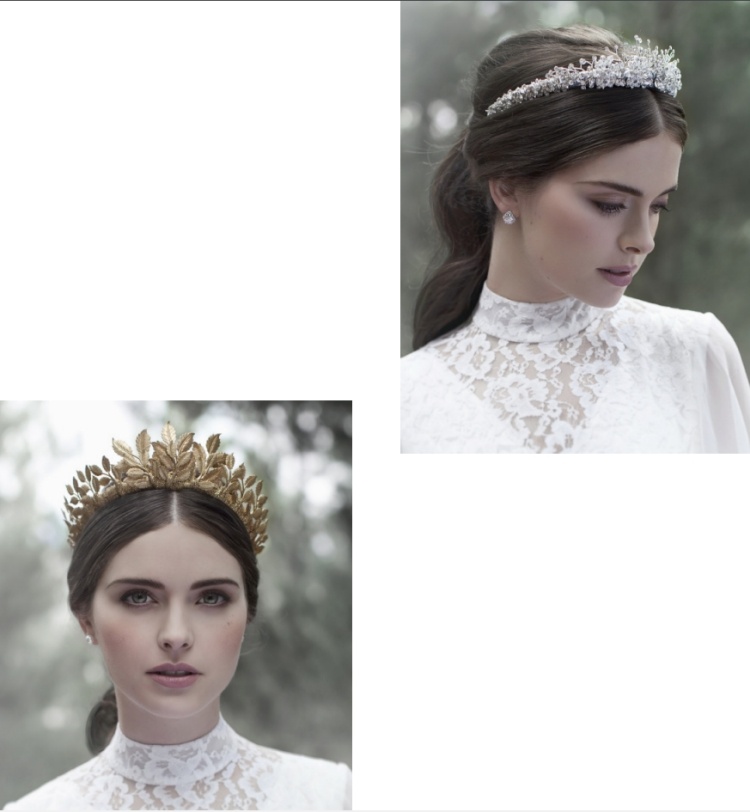 vlasové doplnky-svadobné-vlasové doplnky-čelenky-kráľovsko-strieborné-zlaté