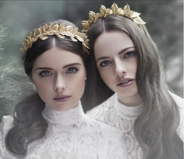 vlasové šperky-svadobné-vlasové doplnky-čelenka-blaetter-zlatá-rímska