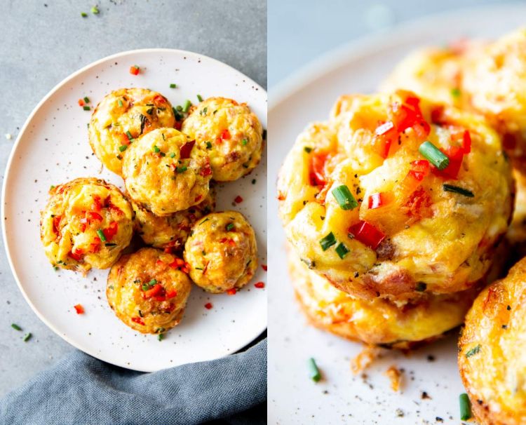 Pripravte si slané muffiny so šunkou a syrom