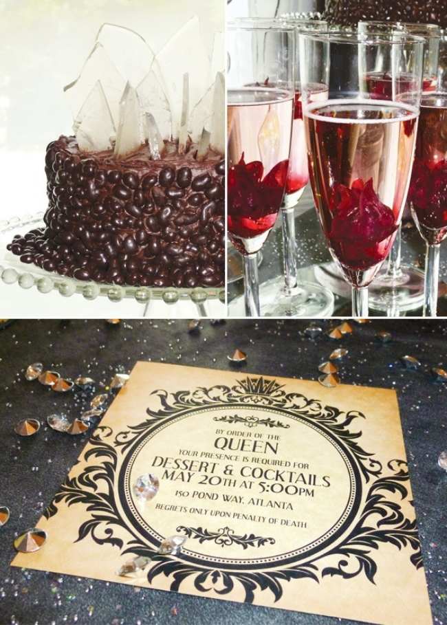 halloween-svadobná hostina-chutný-koláč-rozbitý-ľad-pozvánky-k-urob si sám