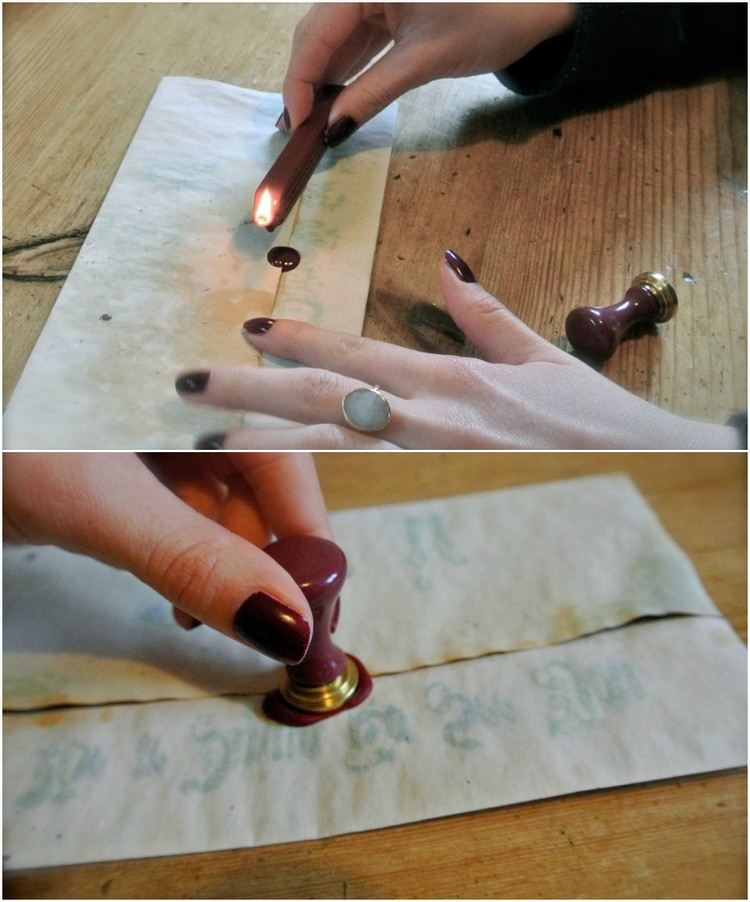 halloween-pozvánka-strašidelná-pozvánka-pečiatka-krv-červeno-pečatný vosk