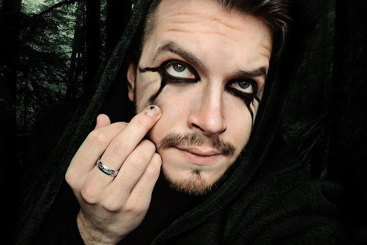 halloween nalíčiť mužov ľahko