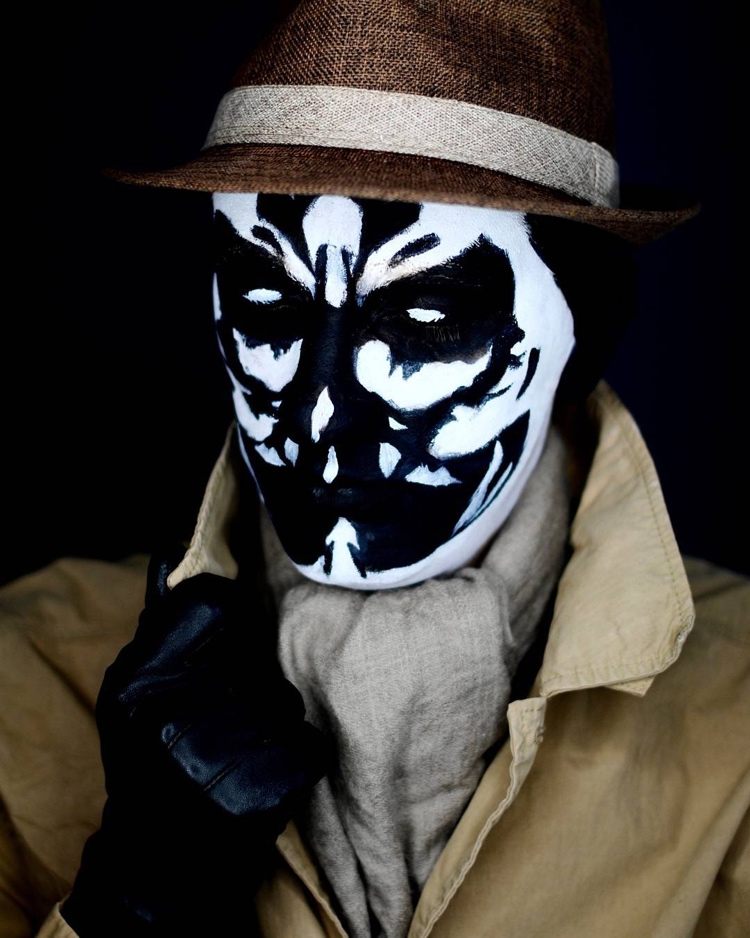 nápady na líčenie halloween muži