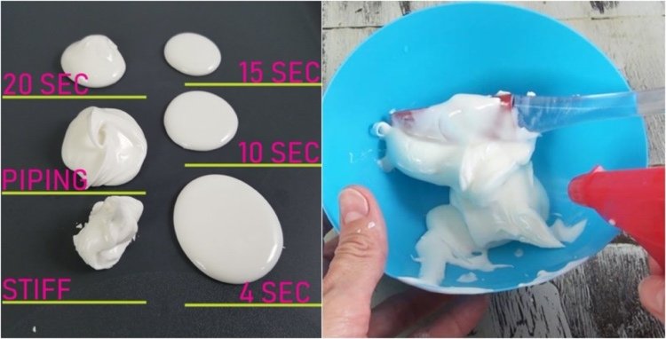 Poleva správnej konzistencie podľa pravidla sekúnd