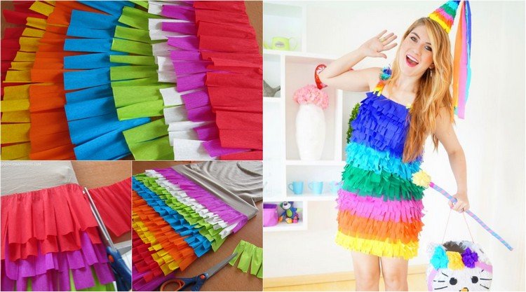 Halloweenske kostýmy pre dospievajúce dievčatá karnevalový kostým pinata