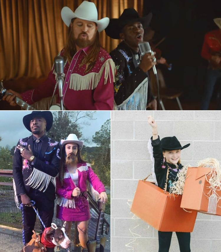 Old Town Road od Lil Nas za singlový alebo skupinový kostým na Halloween