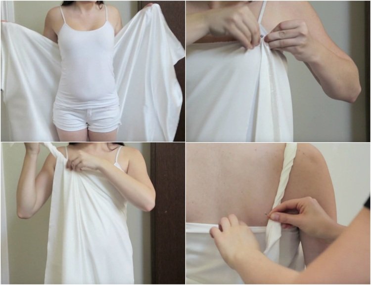 halloween-kostýmy-urob si sám-návod-toga-rímska-zábal