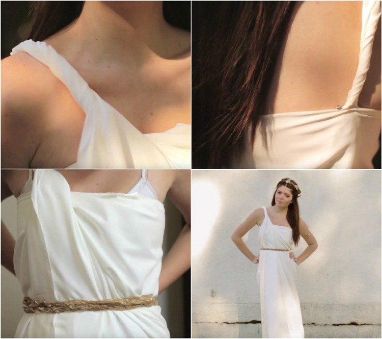 halloween-kostýmy-urob si sám-rímske-toga-šaty-grécke-prestieradlá