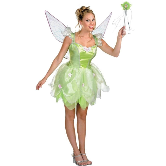 Tinker-Bell-zelený kostým-na Halloween