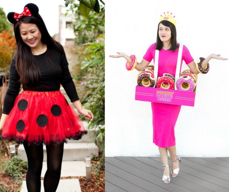 halloween ženské kostýmy nápady minnie mouse