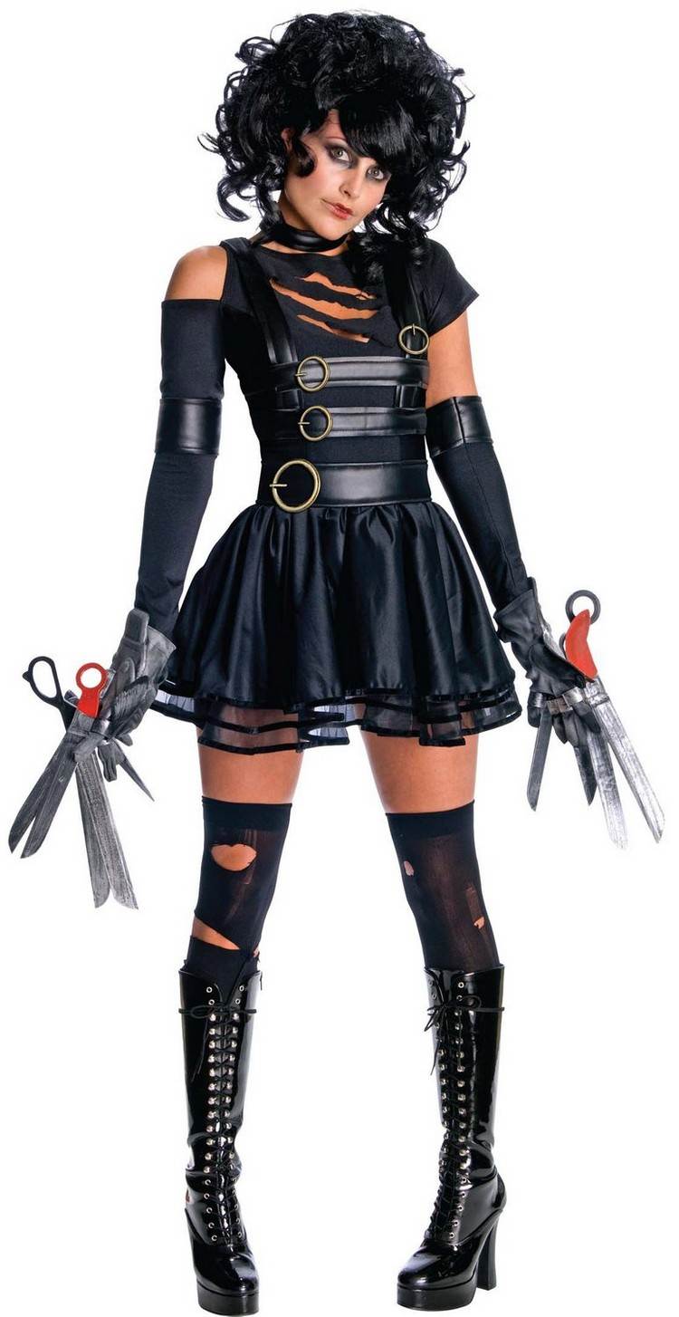 Halloween-kostýmy-dámy-slečna-nožnice