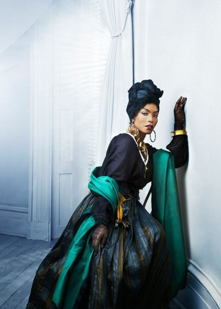 Tento kostým napodobňuje Marie Laveauovú, známu vodoo čarodejnicu halloween kostýmy marie laveau vodoo čarodejnícke šaty doplnkové rukavice