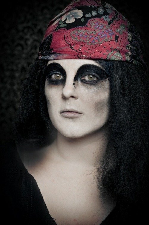 Tipy na makeup na Halloween, nápady Voodoo Tipy na make-up nápady Voodoo kňažka