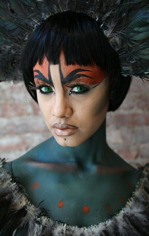 Zdobené nápady na líčenie ženy Vymyslite nápady, ženy, Halloween