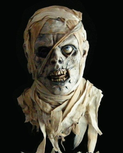 Halloween strašidelná múmia Tuttanchamon strašidelná múmia Tuttanchamonova tvár