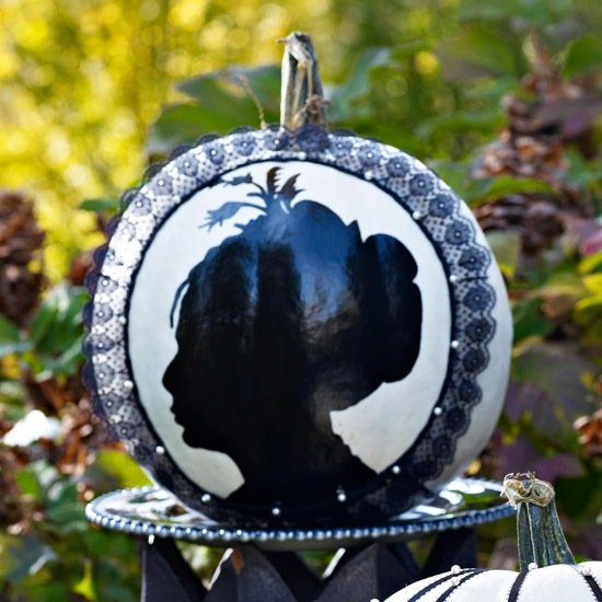 Halloween tekvica vinobranie ilustrácie žena silueta