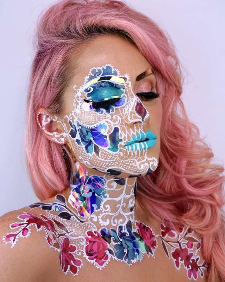 Lesná víla na halloweenske líčenie Karnevalové líčenie pre ženy