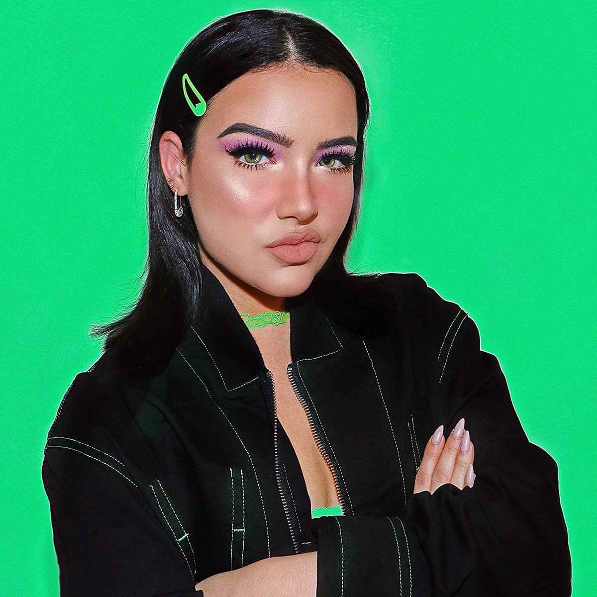 Dievčenské líčenie Powerpuff pre úpravu stredne dlhých vlasov