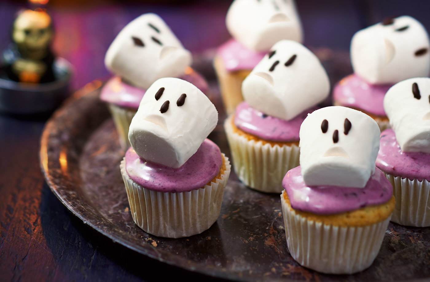 Recept na halloweenske muffiny s marshmallow