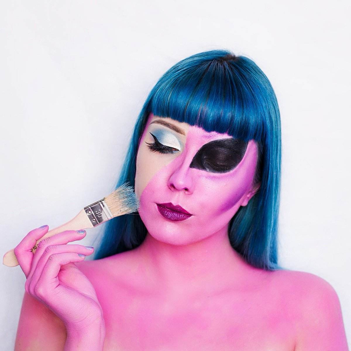 Karnevalové maľovanie na tvár pre ženy