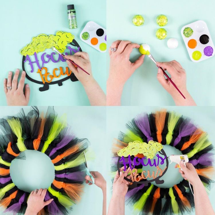 Vyrobte si z tylu veniec do hcus pocus