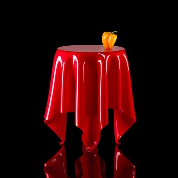 moderný červený stôl moderný-červený stôl