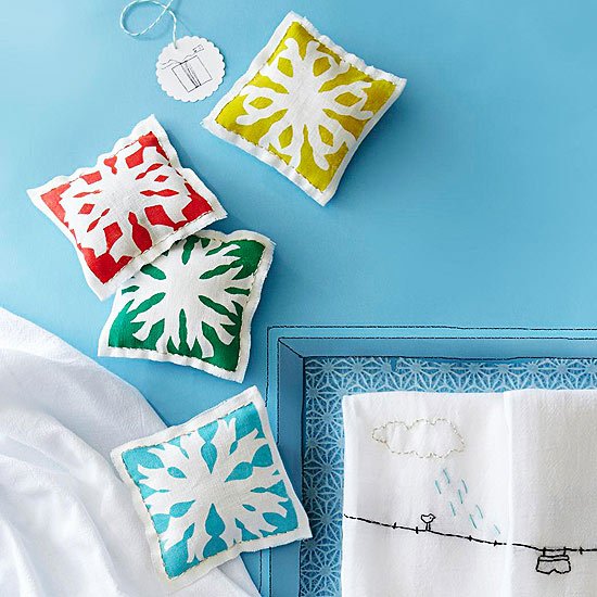 Ušite na mini vankúš snehové vločky nápady na darčeky Mini vankúšik vločka darček ručné práce šitie ozdôb