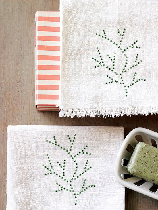 Vianočné nápady na ozdobu domu Motív čajového uteráka Nápady na vianočný domček na šperky, utierky, motív stromčeka, nalepte ozdobné kamienky