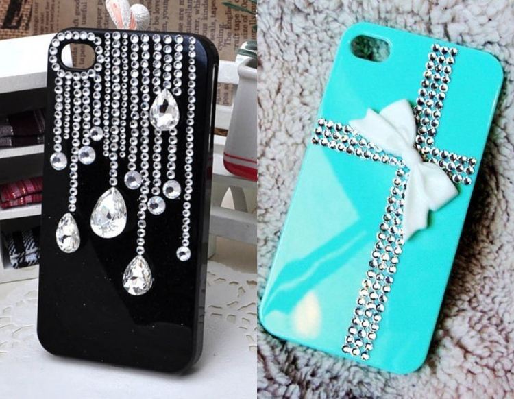 obal na mobilný telefón-dizajn-kamienky-ozdobné-kamene