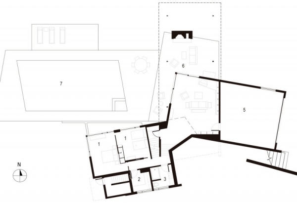 architektonický plán bankový dom moderný dizajn