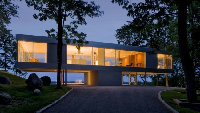 Dream house oceľové sklo moderné nápady pre novostavby Sklenené moderné nápady pre novostavby cenovo výhodná alternatíva