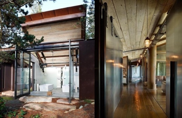 Mechanizmus otvoreného dreveného domu-strešné okno