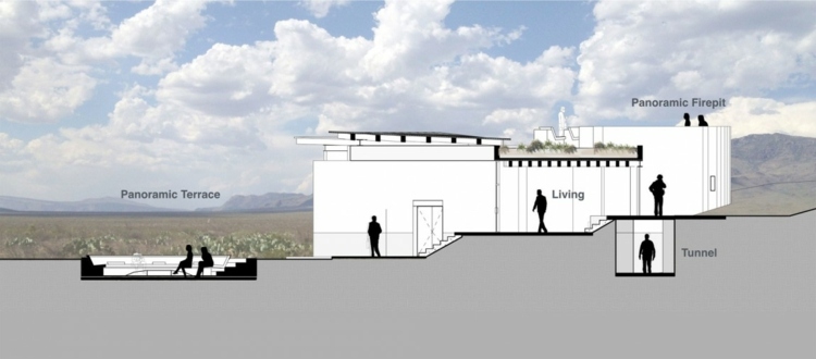 materiály, recyklovaný dom, úrovne, výhľad, terasa, vonkajšie, mexiko