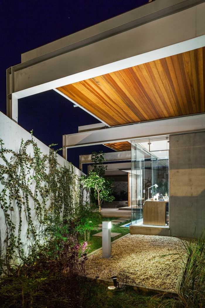 dom obytná štruktúra pergola záhrada strom drevo sklo kancelária