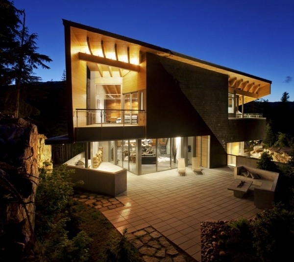 Terasový baldachýn-moderný nápad na konštrukčný dizajn Terasová strieška-moderná konštrukcia