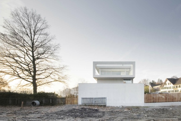 moderná architektúra minimalizmus biela fasáda Minimalizmus biela fasáda