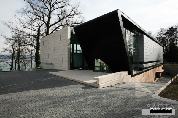 dom modernej architektúry mesto Švajčiarsko dom minimalistickej architektúry mesto Švajčiarsko
