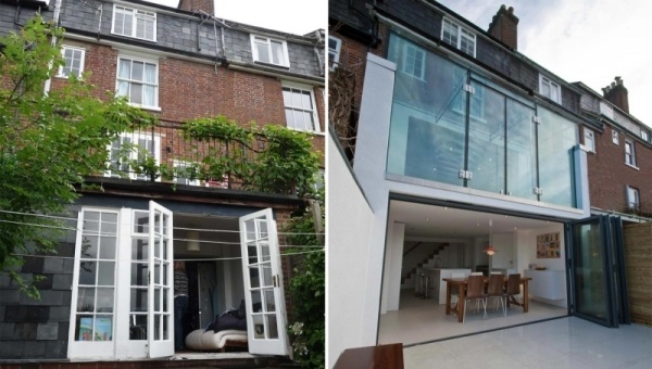 Moderný zrekonštruovaný dom Clifton Road Before After Pictures