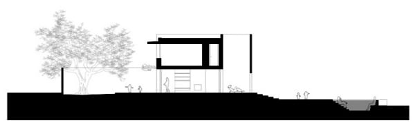 dom minimalistická architektúra v portugalskom architektonickom pláne