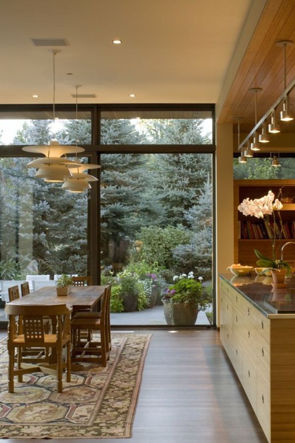 Jedáleň rezidencie Kern Kern residence intereur- jedáleň