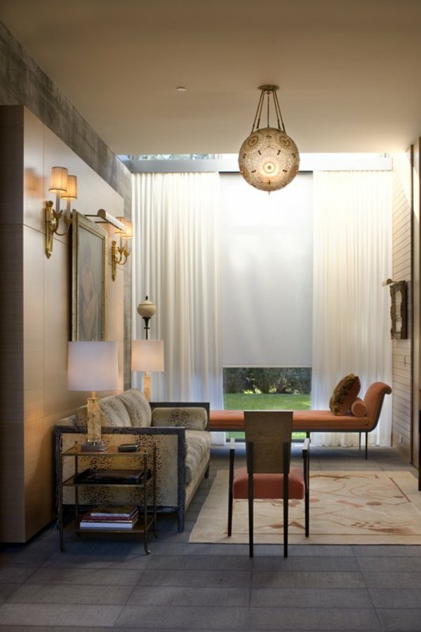 moderná obývacia izba - základná rezidencia Interiér obývačky - moderná jadrová rezidencia